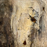 "ohne Titel"  Mischtechnik, Knochenleim auf Leinwand 60 x 80